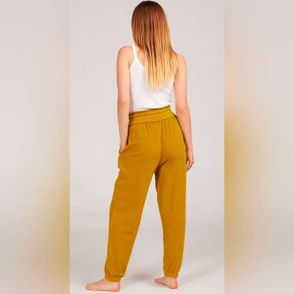 Free People Cactus Fuzzy Fleece Slouchy Trackie Sweatpant Joggers S - Picture 2 of 15